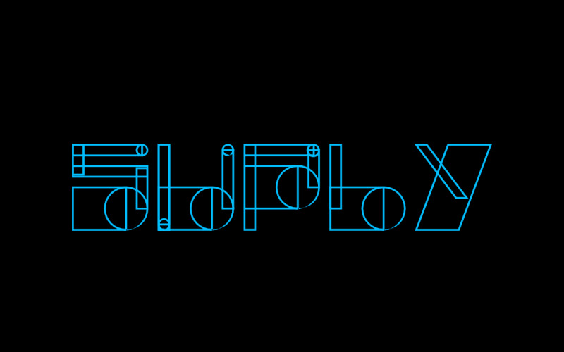 Knoo Abstract - science techno Font