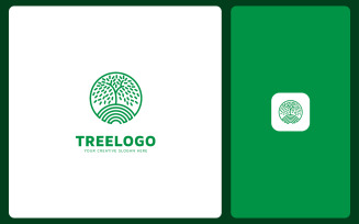 Tree Nature Logo Design Template