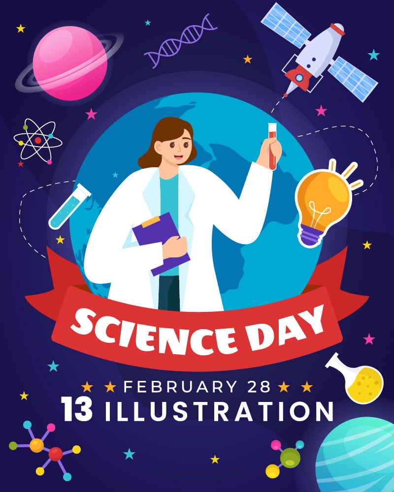 Template #370900 Science Day Webdesign Template - Logo template Preview
