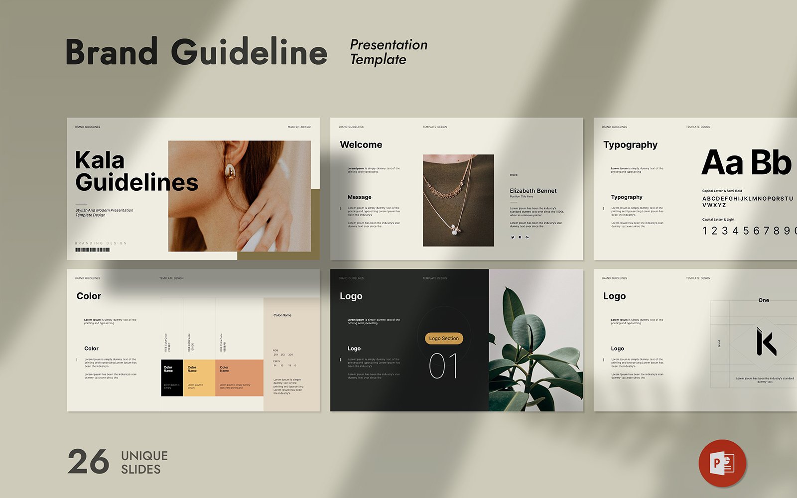 Kit Graphique #370910 Marque Guideline Web Design - Logo template Preview