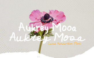 Aukrey Mooa Handwritten Font