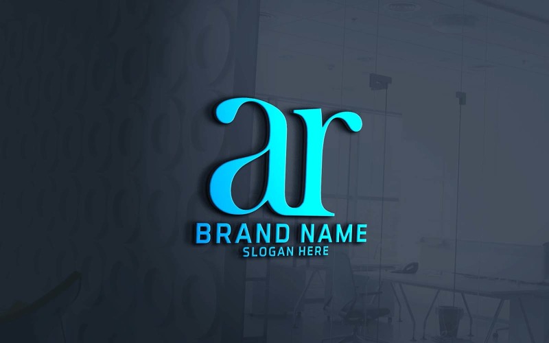 Creative Two Letter AR Logo Design Logo Template