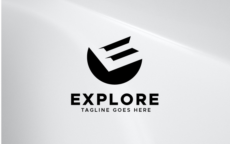 E letter modern logo design Logo Template