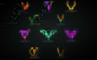 Letter V Logo Template For All Companies And Brand