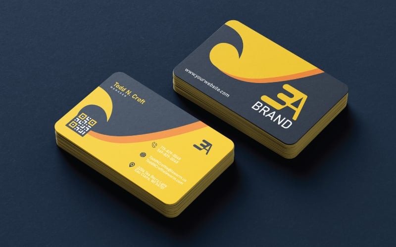 Modern Business Card Template - Business Corporate Identity