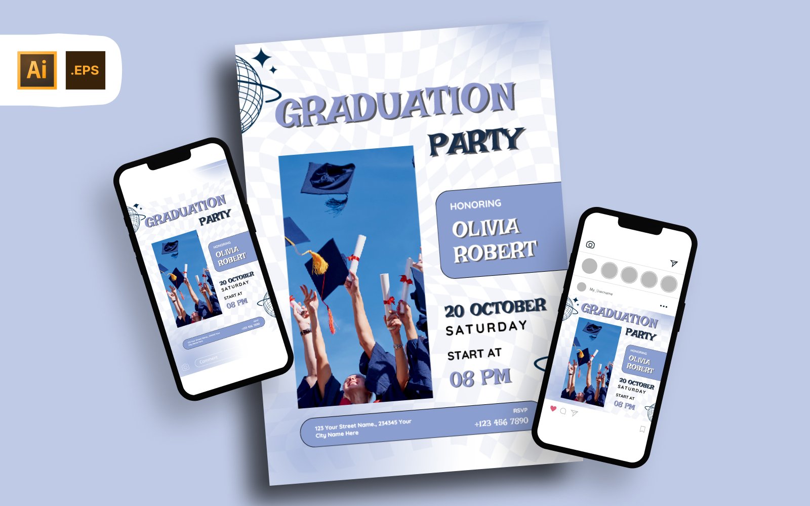 Kit Graphique #371072 Graduation Partie Divers Modles Web - Logo template Preview