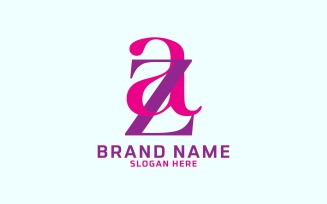 Creative Two Letter ZA Logo Design
