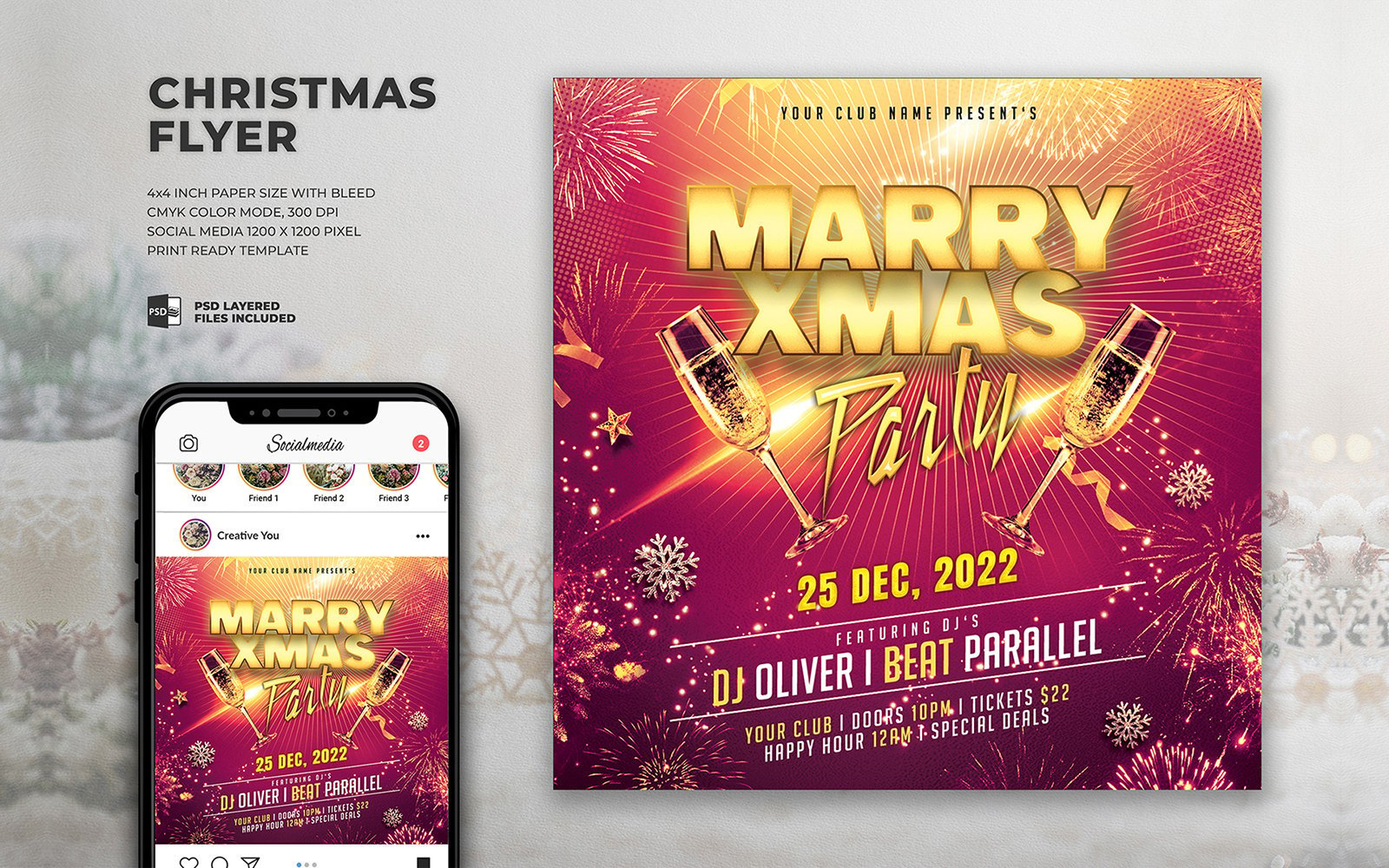 Template #371136 Christmas 2024 Webdesign Template - Logo template Preview