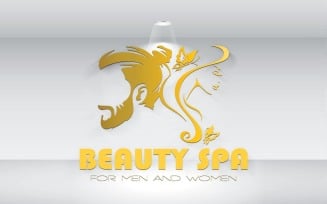 Beauty Spa For Men And Women Logo Vector File