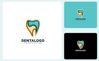 Modern Creative Dental Logo Design Template
