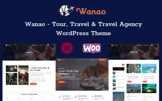 Wanao - Travel & Tour Booking WordPress Theme