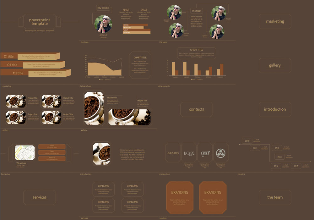 Template #371283 Presentation Powerpoint Webdesign Template - Logo template Preview