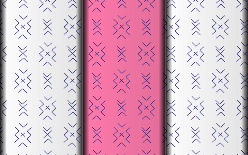 Geometric seamless style pattern design template Pattern
