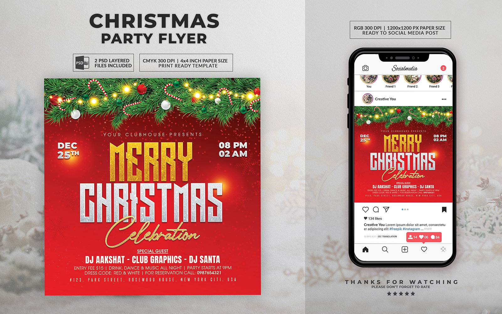 Template #371365 Christmas 2024 Webdesign Template - Logo template Preview