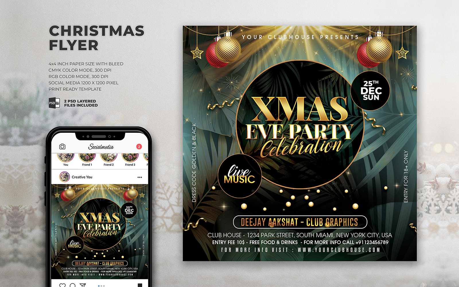 Template #371368 Christmas 2024 Webdesign Template - Logo template Preview