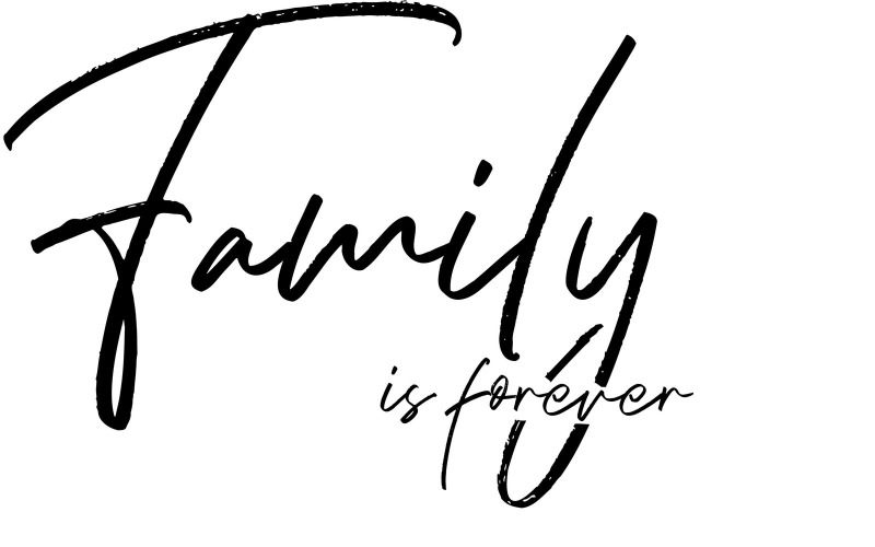 Family Is Forever Tattoo Design Idea Vector File Vector Graphic