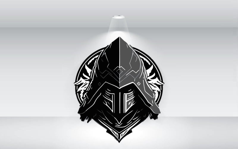 Silent Ninja Assassin Creed Style Logo Vector File Vector Graphic