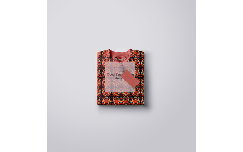 Folded Sweatshirt Mockup - Folded Sweatshirt Mockup Product Mockup