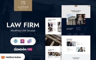 Lawrom - Law Firm WordPress Elementor Theme