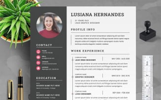 Professional Resume Template | MS Word CV Design