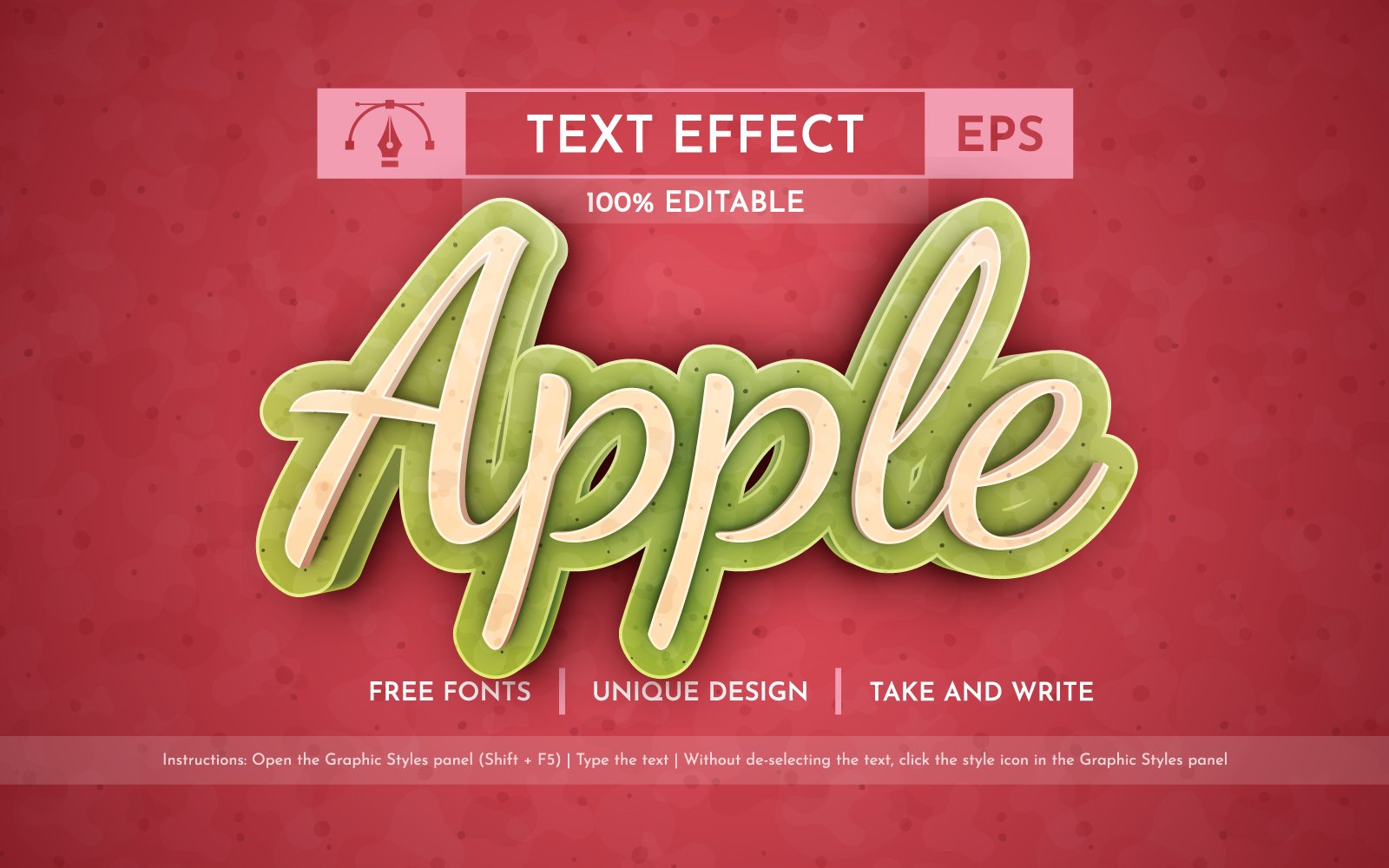 Template #371552 Effect Font Webdesign Template - Logo template Preview