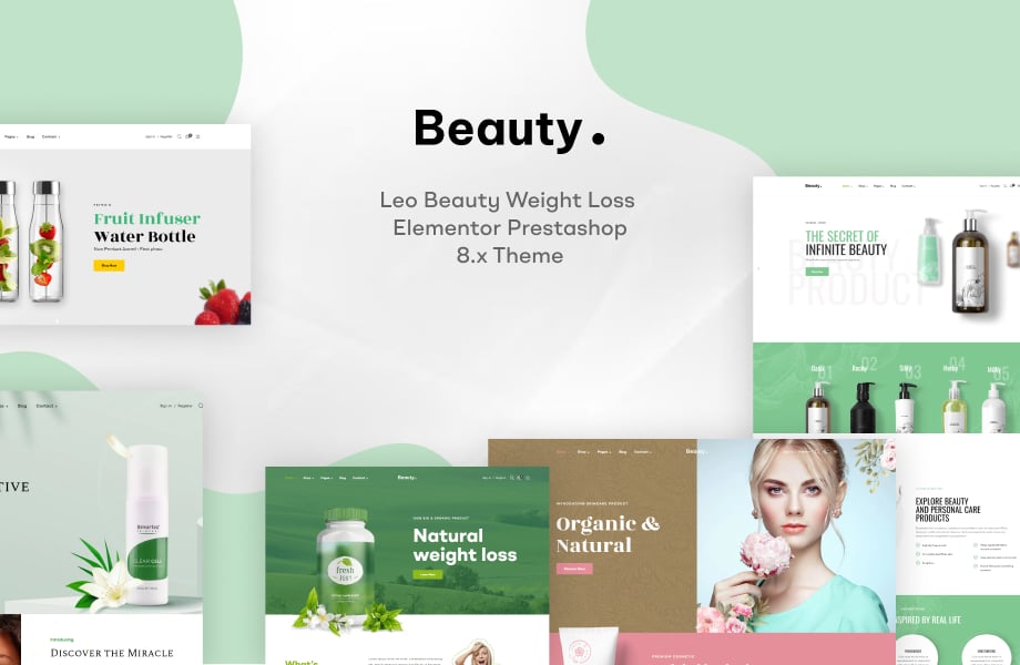 Template #371579 Beauty Clean Webdesign Template - Logo template Preview