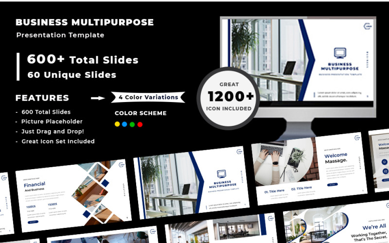 Business Multipurpose Powerpoint Template PowerPoint Template