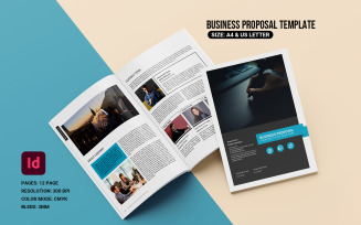 Business Proposal / Project Proposal . Indesign and Word Template