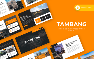 Tambang - Mining Industry Google Slide Template