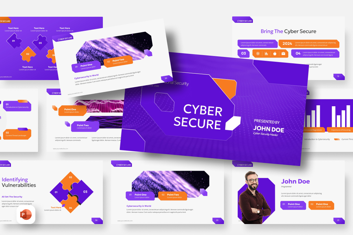 Kit Graphique #371610 Cyber Threat Divers Modles Web - Logo template Preview