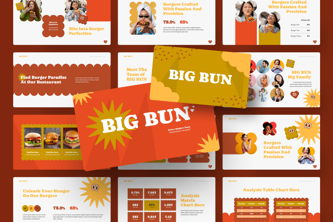 Kit Graphique #371611 Burger Carnival Web Design - Logo template Preview