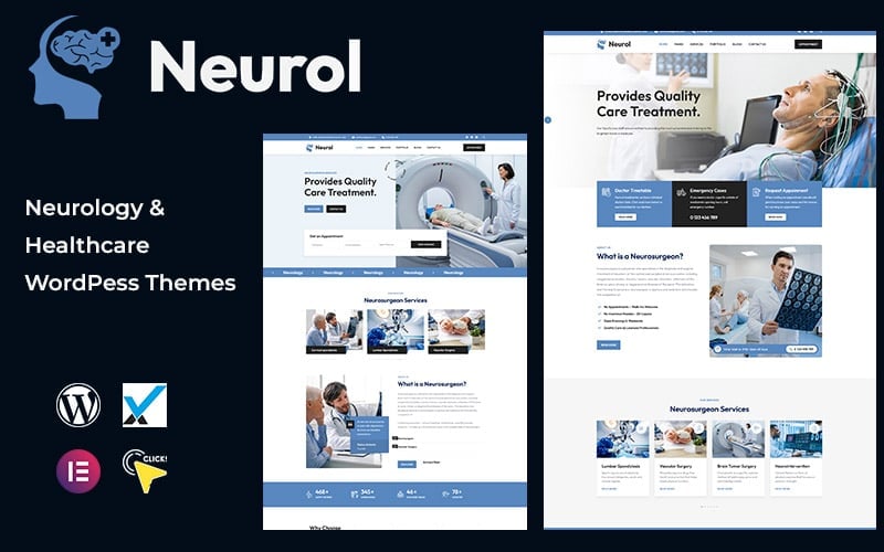 Kit Graphique #371729 Neurologie Neurosurgeon Web Design - Logo template Preview