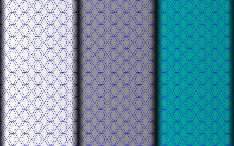 Geometric set of vector eps pattern design template Pattern