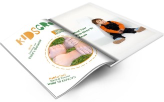 Kids Magazine Template Design