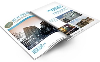 Real Estate Magazine Template Design