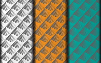 Vector geometric seamless floral eps pattern design