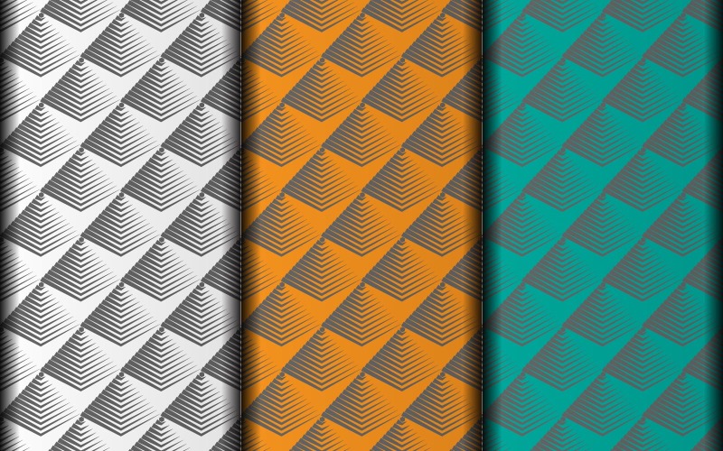 Vector geometric seamless floral eps pattern design Pattern