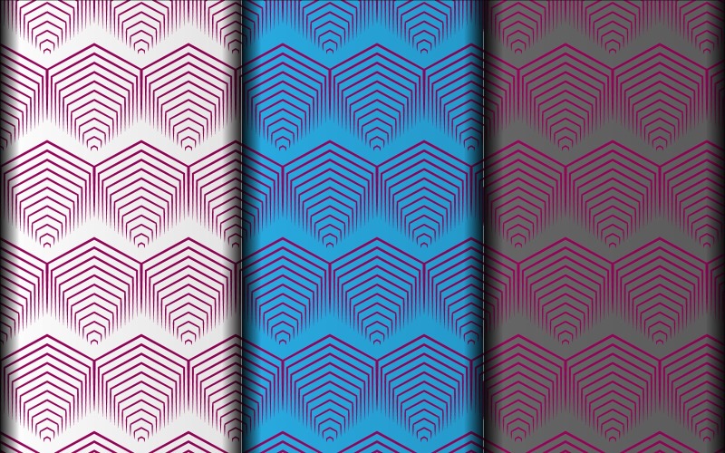 Vector geometric seamless floral pattern design Pattern