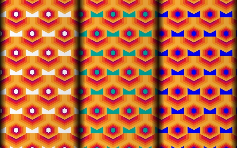 Vector seamless geometric pattern design Pattern