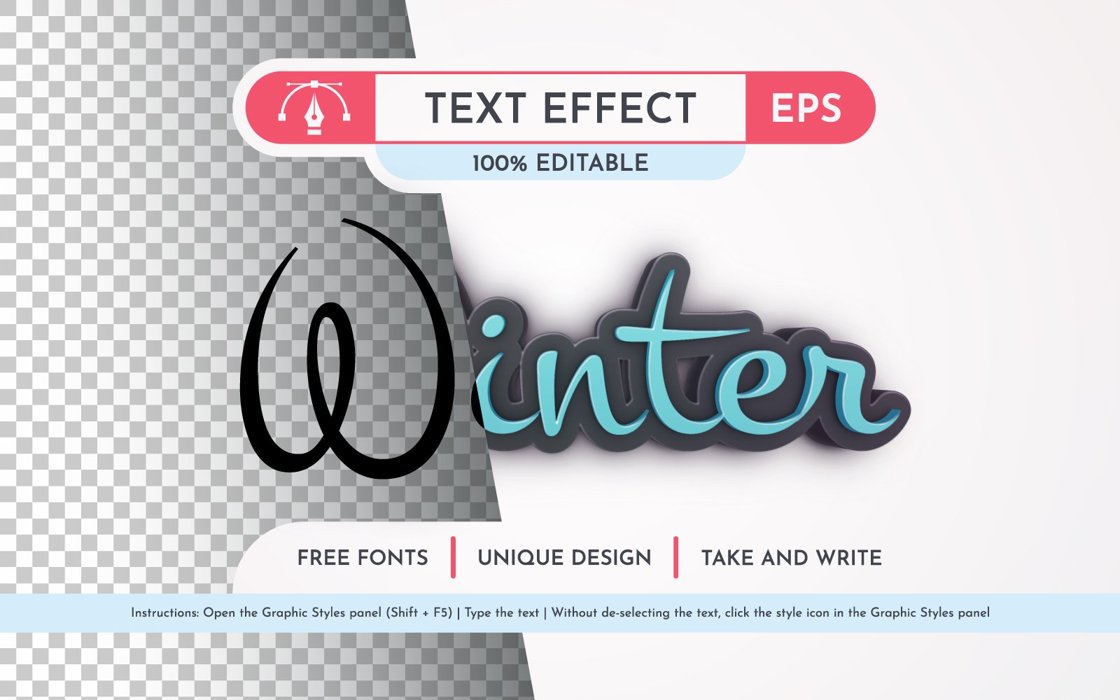 Template #371805 Effect Font Webdesign Template - Logo template Preview
