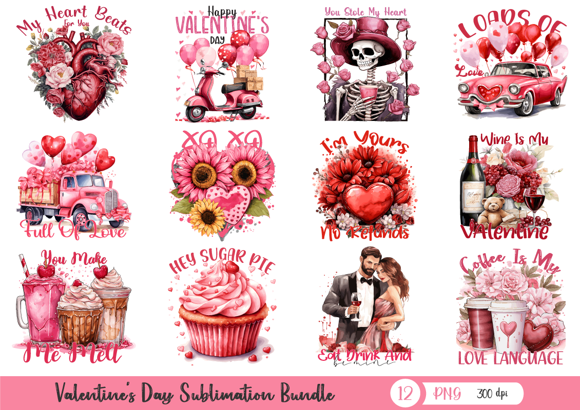 Kit Graphique #371829 Valentine Sublimation Divers Modles Web - Logo template Preview