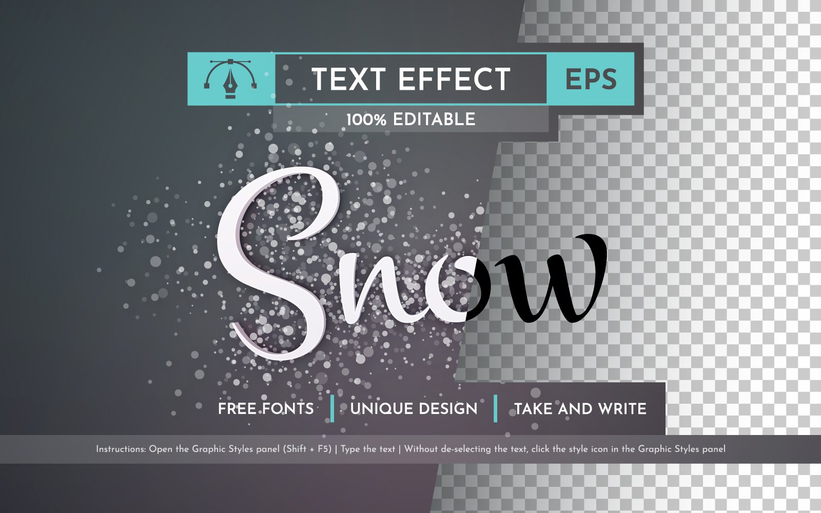 Template #371861 Effect Font Webdesign Template - Logo template Preview