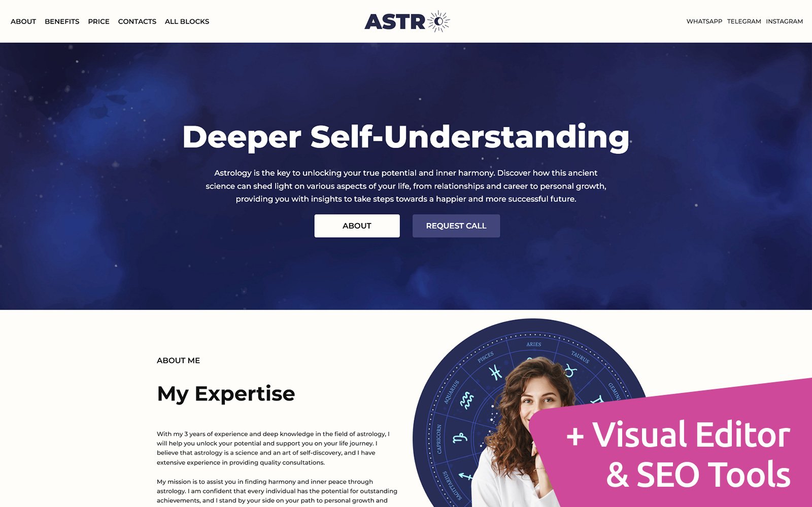 Template #371880 Astrology Signs Webdesign Template - Logo template Preview