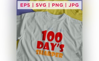 100 Days Sharper Quote Stickers