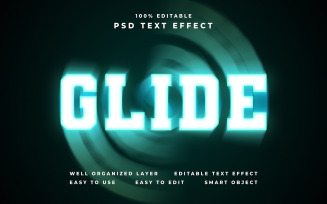 Glide Editable Text Effect