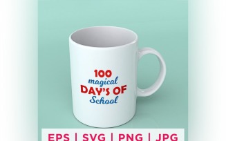 100 Magical Day's Of School Quote Stickers