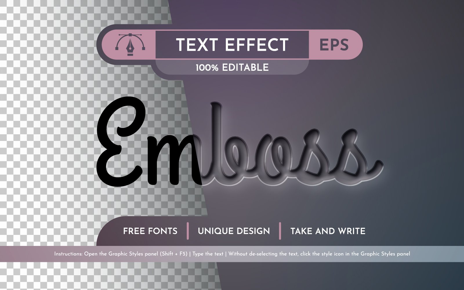 Template #371924 Effect Font Webdesign Template - Logo template Preview