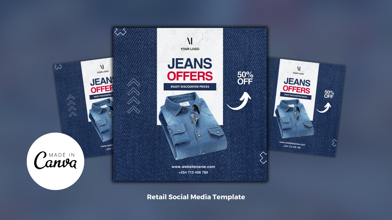 Template #371944 Sales Jeans Webdesign Template - Logo template Preview