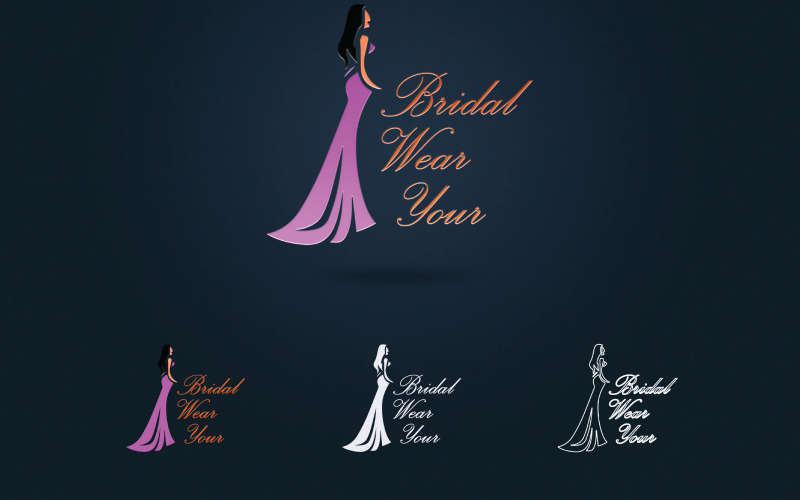 Bridal Wear your Brand Logo Design Logo Template