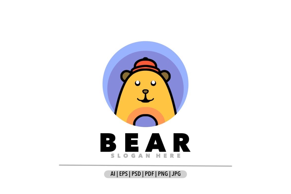 Template #372150 Bear Bear Webdesign Template - Logo template Preview